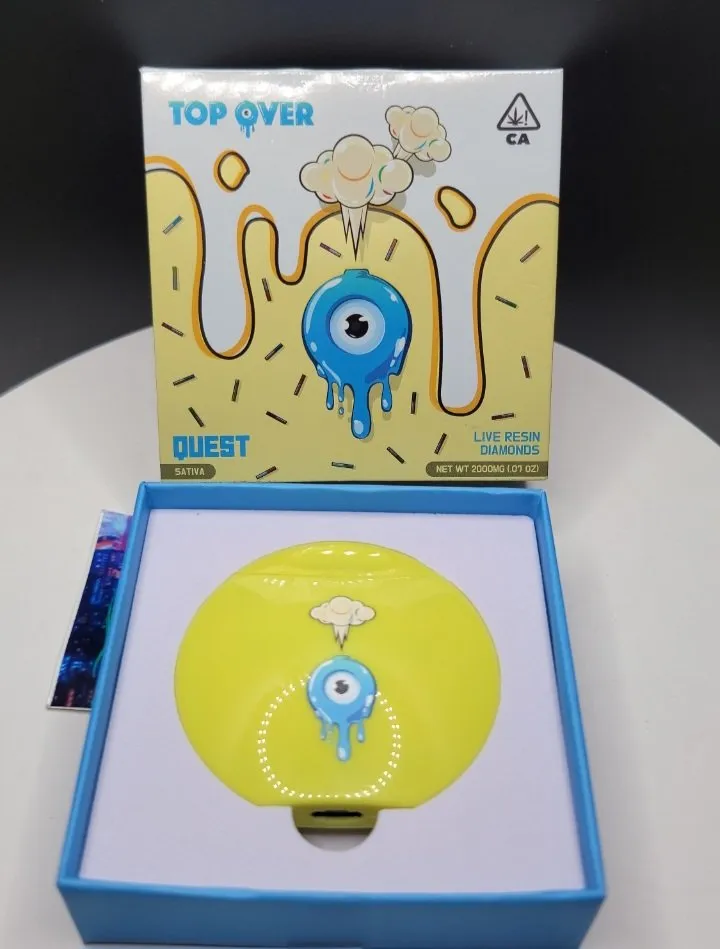 TOP OVER DISPOSABLE LIVE RESIN DIAMONDS POD