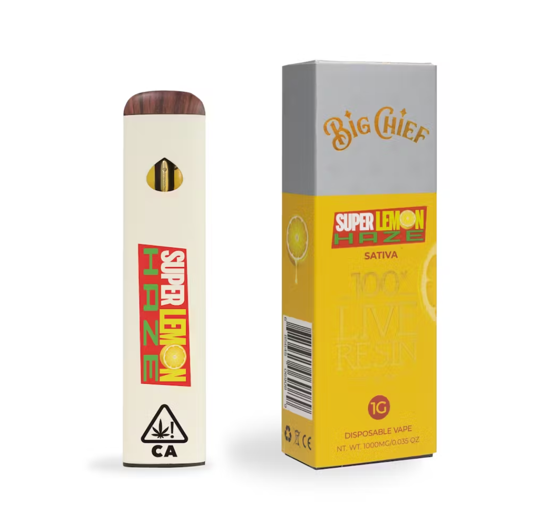 Big Chief | Super Lemon Haze Live Resin Disposable